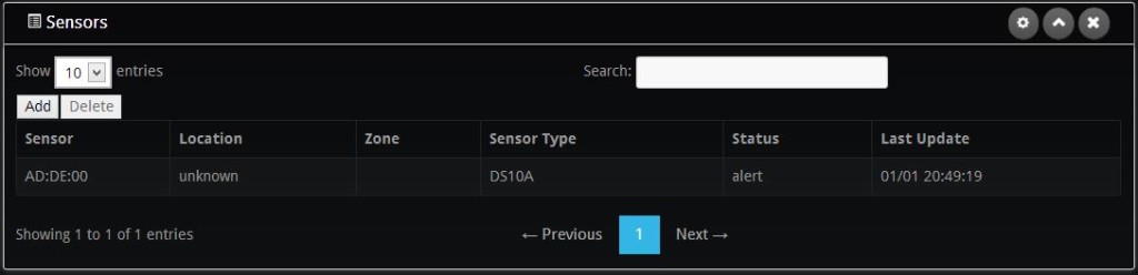 sensor datable